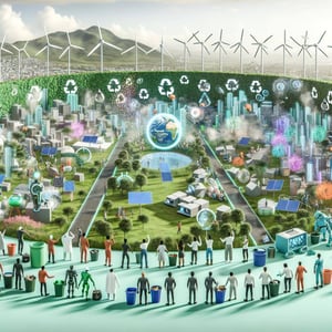 future circular economy concept
