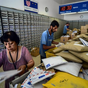 increase in mail for croatia