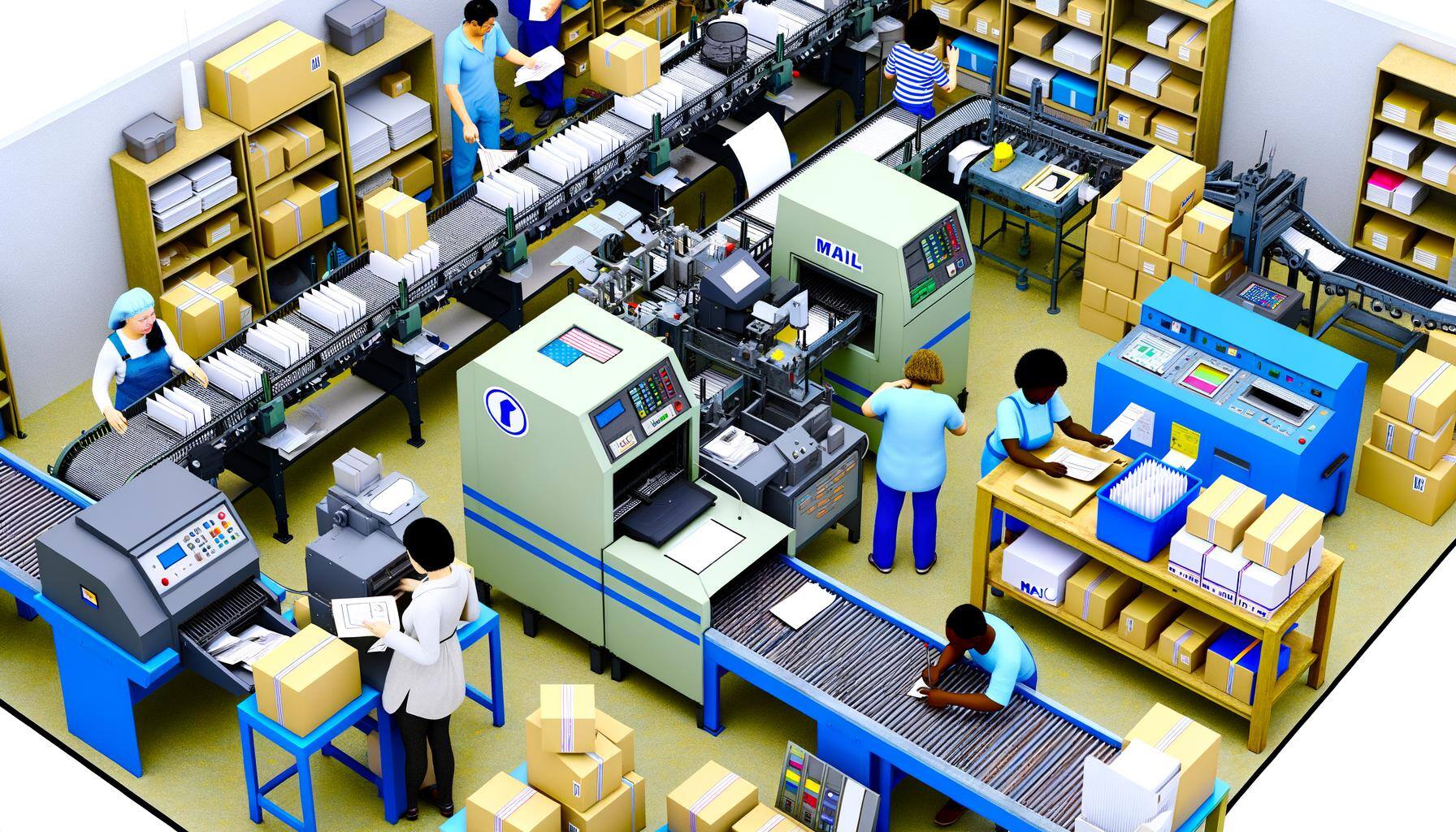 mailing operations and mail production