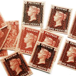 uniform penny post stamps UK