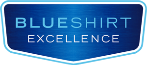 BlueCrest BlueShirt service program and logo